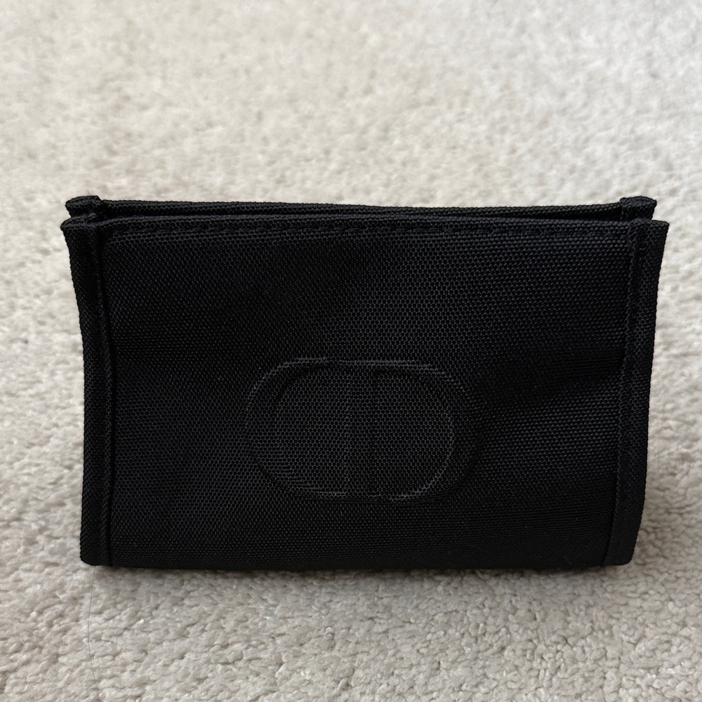 Dior Noir Canvas snap close